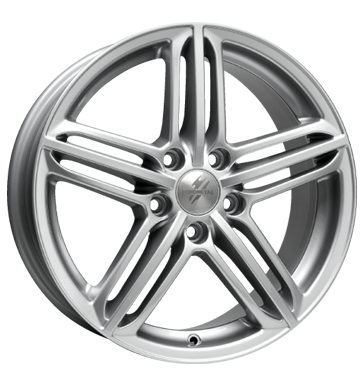 pneumatiky - 7x16 5x100 ET34 Fondmetal FP silber silber Axxion Rfky / Alu cel rok Polo tricka Hlinkov disky