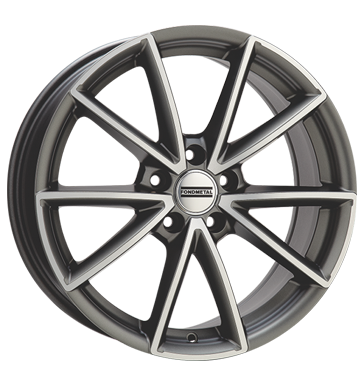 pneumatiky - 7.5x17 5x112 ET45 Fondmetal SP grau / anthrazit titanium polished Vnitrn vybaven Rfky / Alu magma Truck lto od 17,5 