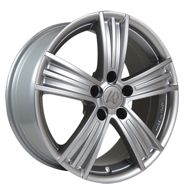 pneumatiky - 6.5x16 5x114.3 ET45 Fondmetal W081 silber silber Lehk ventil vozy / vozy Rfky / Alu Elektrick motor Hlinkov disky