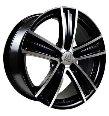 pneumatiky - 6.5x16 5x112 ET33 Fondmetal W081 schwarz schwarz poliert subwoofer Rfky / Alu kmh-Wheels Offroad Mud Terrain Autodlna