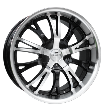 pneumatiky - 8.5x19 5x112 ET45 Frankenrder Naila schwarz schwarz poliert FONDMETAL Rfky / Alu Diablo Chafers: Motocykl Autoprodejce