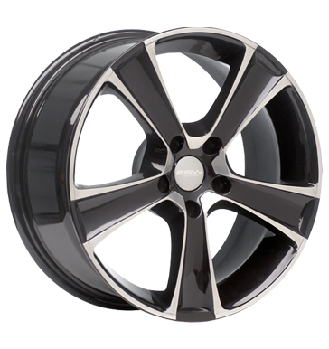 pneumatiky - 6.5x15 5x114.3 ET45 FSW Nero 01 schwarz schwarz glänzend-silber pol. Binno Rfky / Alu Lehk nkladn vuz cel rok vozk trhovisko