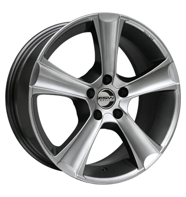 pneumatiky - 7.5x17 5x108 ET45 FSW Nero 07 grau / anthrazit anthrazit glänzend sportovn KOLA Rfky / Alu Stars 2 roky GS-Wheels Autoprodejce