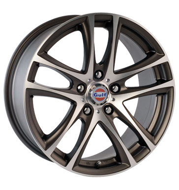 pneumatiky - 7.5x17 5x112 ET35 Gulf GT1 grau / anthrazit satin gun metal machined face Lehk nkladn auto lto od 17,5 