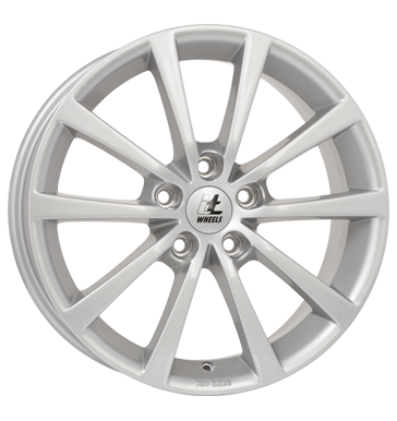 pneumatiky - 7.5x18 5x108 ET45 itWheels Alice silber silber glänzend zemn prce Rfky / Alu Axxium rucn nrad pneu