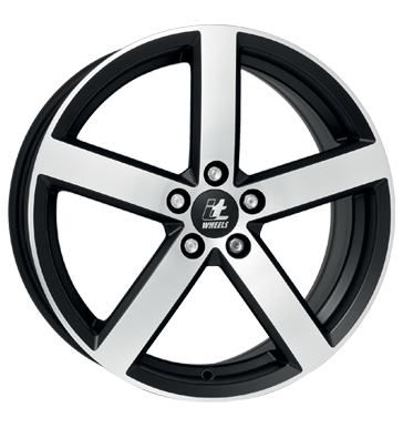 pneumatiky - 7.5x17 5x120 ET37 itWheels Eros schwarz schwarz matt poliert COM 4 KOLA Rfky / Alu Parka sapont velkoobchod s pneumatikami