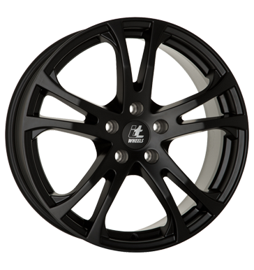 pneumatiky - 6.5x15 4x100 ET35 itWheels Michelle schwarz schwarz matt Offroad Zimn 17.5 