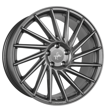 pneumatiky - 9.5x19 5x112 ET30 Keskin KT17 Hurricane silber palladium painted rucn nrad Rfky / Alu rfky Mutec pneu