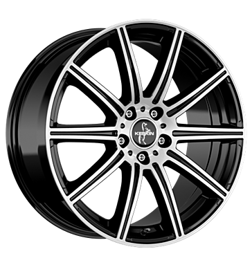 pneumatiky - 8.5x19 5x112 ET45 Keskin KT16 Dynamic schwarz black front polish autodly USA Rfky / Alu kalhoty Offroad cel rok Velkoobchod