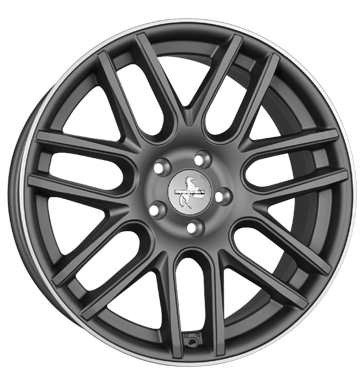 pneumatiky - 8x19 5x114.3 ET42 Keskin KT14 Concave grau / anthrazit titan grau lackiert peugeot Rfky / Alu mastek Stresn nosic + stresn boxy pneumatiky