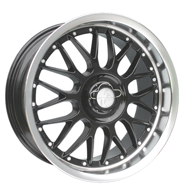 pneumatiky - 9x20 5x127 ET40 Keskin KT4 New Racer schwarz schwarz randpoliert bocn parapet Rfky / Alu Chiptuning + Motor Tuning Americk vozy disky
