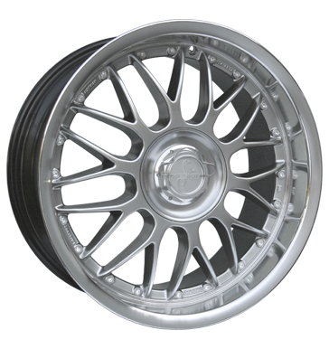 pneumatiky - 8.5x18 4x100 ET30 Keskin KT4 New Racer silber hyper Pestovn Car + zsoby jsou Rfky / Alu ozdobnmi kryty zpad velkoobchod s pneumatikami