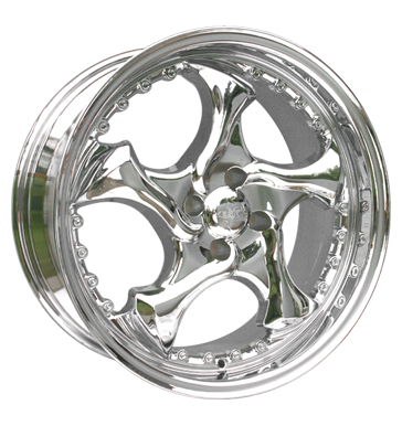 pneumatiky - 8x17 4x108 ET35 Keskin KT7 Crazy chrom chrom sluzba Rfky / Alu skladovac boxy pneumatick nrad Velkoobchod