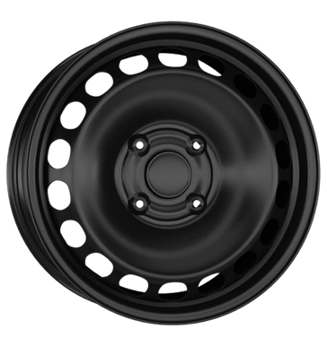 pneumatiky - 5x15 4x100 ET38 Kronprinz Stahl schwarz schwarz lackiert Alessio Kola / ocel MB-DESIGN designov antny pneus