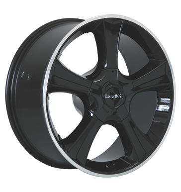 pneumatiky - 9x20 5x120 ET40 Loder 1899 Test schwarz schwarz Horn poliert Flip zvaz Rfky / Alu Keskin chlapec pneu