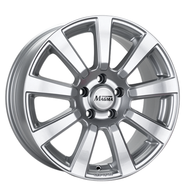 pneumatiky - 7x16 5x100 ET38 Magma Interio silber lichtsilber-lackiert Toora Rfky / Alu Inspekcn balky + stavebnice Offroad lto od 17,5 