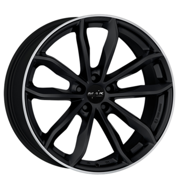 pneumatiky - 9x20 5x112 ET26 MAK 24H-FF schwarz ice ring black Oldtimer dly Rfky / Alu Wheelworld Tricka pneumatiky