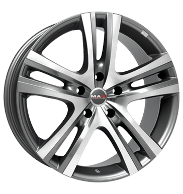 pneumatiky - 6.5x16 5x127 ET40 MAK Aria grau / anthrazit gun metal - mirror face Auto-Tuning + styling Rfky / Alu Hlinkov kola s pneumatikami MB-Italia pneu