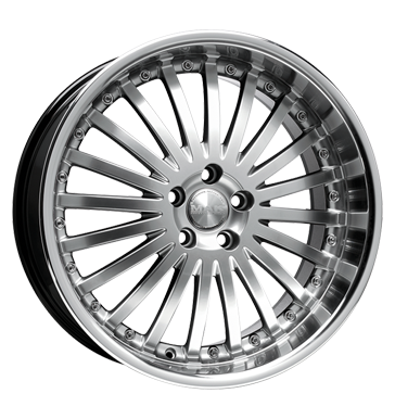 pneumatiky - 8.5x20 5x112 ET45 MAK Arena silber hyper silver mirror lip Quad Rfky / Alu Speciln dly pro auta tdenn pneu