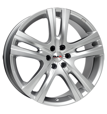 pneumatiky - 8x18 5x108 ET45 MAK Aria silber silver Brock Rfky / Alu kalhoty Csti Quad Autodlna