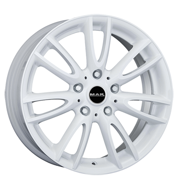 pneumatiky - 5.5x15 4x100 ET45 MAK Jackie W weiss gloss white ENZO Rfky / Alu vfuk Stacker jerb Online pneumatiky