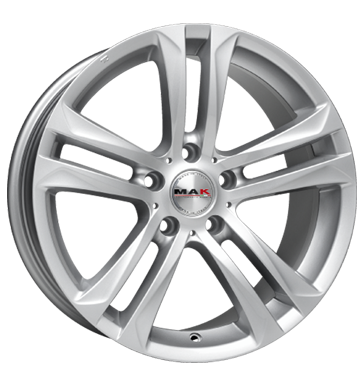 pneumatiky - 7.5x17 5x120 ET43 MAK Bimmer silber silver antny vozidel Rfky / Alu Breyton bezpecnostn obuv Autoprodejce