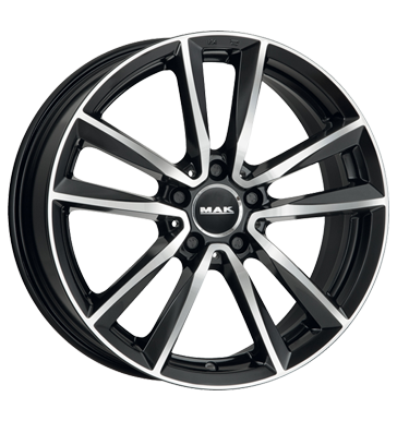 pneumatiky - 7.5x18 5x112 ET47 MAK Bremen schwarz black mirror autodly USA Rfky / Alu motocykl hyundai velkoobchod s pneumatikami