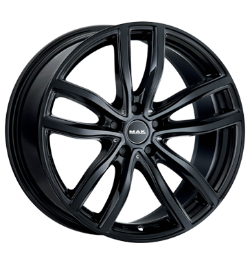 pneumatiky - 8x19 5x120 ET36 MAK Fahr schwarz gloss black npis Rfky / Alu diskrtne auto havarijn kola Hlinkov disky