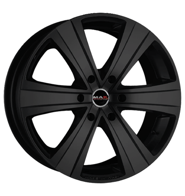 pneumatiky - 9x20 6x139.7 ET50 MAK Fuoco 6 schwarz mat black kola z lehkch slitin Rfky / Alu kmh-Wheels Tomason trziste