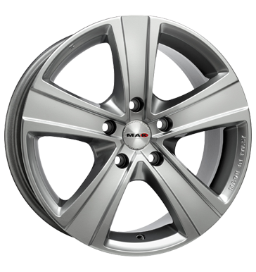 pneumatiky - 8x17 5x114.3 ET40 MAK Fuoco 5 silber hyper silver nstroj ventil Rfky / Alu Wheelworld Opel Prodejce pneumatk