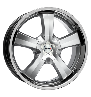 pneumatiky - 9x22 6x139.7 ET20 MAK G-Five silber hyper silver steel lip centrovn Rfky / Alu opravu pneumatik MERCEDES BENZ pneu