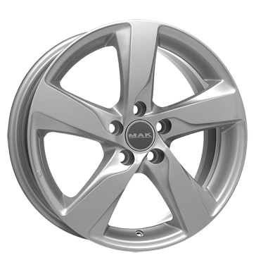 pneumatiky - 7.5x17 5x108 ET55 MAK Gothenburg silber silver Moped a mopedu dly Rfky / Alu Rim luzka (nhradn dly) propagace testjj Predaj pneumatk