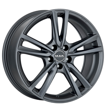 pneumatiky - 8x18 5x110 ET40 MAK Icona grau / anthrazit mat titan hyundai Rfky / Alu letadlo Offroad letn Autodlna