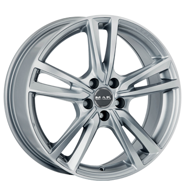 pneumatiky - 8x18 5x110 ET40 MAK Icona silber silver motocykl ventil Rfky / Alu hasic prstroj viditelnost pneus