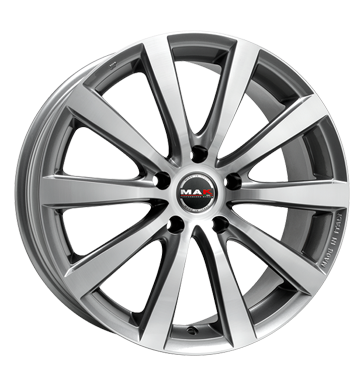 pneumatiky - 6.5x15 5x112 ET35 MAK Iguan grau / anthrazit graphite mirror face automobilov sady Rfky / Alu Spurverbreiterung Lehk nkladn auto lto od 17,5 