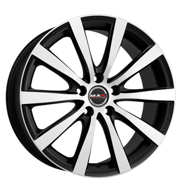 pneumatiky - 8x17 5x110 ET35 MAK Iguan schwarz ice black spoiler Rfky / Alu pilotn bundy F-replika pneus