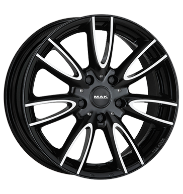 pneumatiky - 5.5x15 4x100 ET45 MAK Jackie W mehrfarbig anod white black Offroad Zimn 17.5 