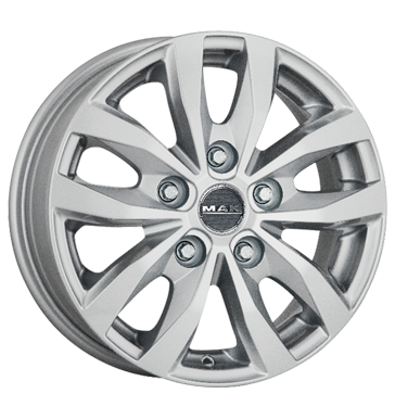 pneumatiky - 6.5x16 5x112 ET50 MAK Load 5 silber silver Offroad cel rok od 17,5 