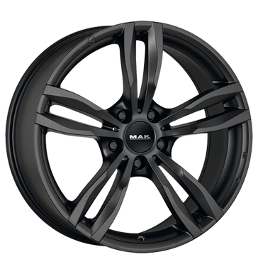 pneumatiky - 7x16 5x120 ET40 MAK Luft schwarz mat black extender ventil / drzk Rfky / Alu autodly USA Test-kategorie 1 trhovisko