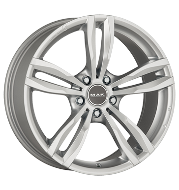 pneumatiky - 7x16 5x120 ET44 MAK Luft silber silver Motocykly a motocyklov dly Rfky / Alu Proline Kola Wiechers SPORT b2b pneu