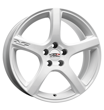 pneumatiky - 7x17 4x108 ET25 MAK Fever-5R weiss weiY elektrick spotrebice Rfky / Alu realizovat Polo tricka trhovisko