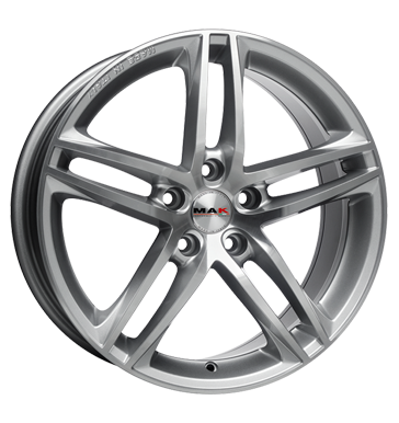 pneumatiky - 8x18 5x112 ET50 MAK Variante silber hyper silver mirror face Offroad lto od 17,5 