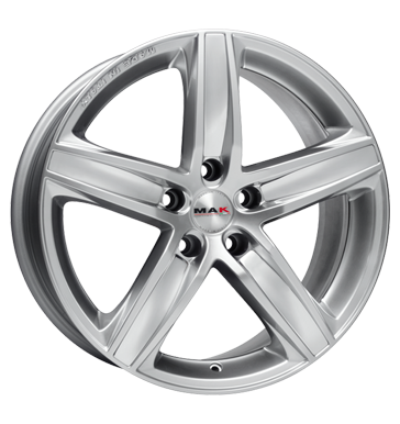 pneumatiky - 7x16 5x100 ET35 MAK Variante mehrfarbig hyper silver chrome inserts Stacker jerb Online Rfky / Alu designov antny Odpruzen + tlumen pneumatiky