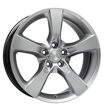 pneumatiky - 8x17 5x112 ET45 MAK Terra silber hyper silver ozdobnmi kryty Rfky / Alu bundy Wheelworld Prodejce pneumatk