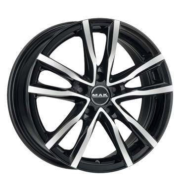 pneumatiky - 7x17 5x114.3 ET53 MAK Milano schwarz black mirror Autordio Rarity Rfky / Alu Cel rok vuz Wheelworld Autodlna