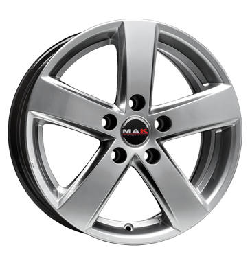 pneumatiky - 7x17 5x108 ET43 MAK Nova Italia silber silver AUDI Rfky / Alu Tomason cel rok Predaj pneumatk