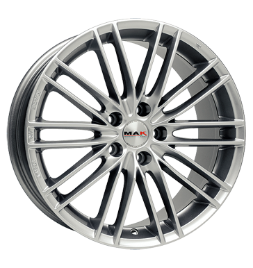 pneumatiky - 7x16 5x115 ET40 MAK Rapide grau / anthrazit silver GG Offroad cel rok Rfky / Alu pneumatika Lorinser pneumatiky