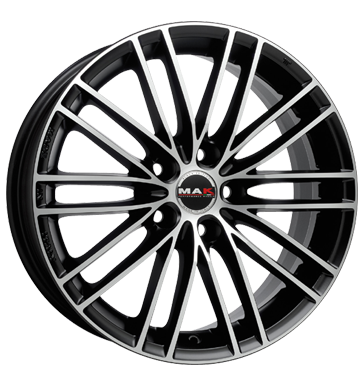 pneumatiky - 8x18 5x114.3 ET40 MAK Rapide schwarz ice black rfky Rfky / Alu Ostatn (dvoukolk, vozk, mal -, ..) motor Predaj pneumatk
