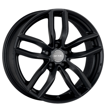 pneumatiky - 7x17 5x112 ET40 MAK Sarthe W schwarz mat black viditelnost Rfky / Alu STIL AUTO zrcadlo design pneu b2b