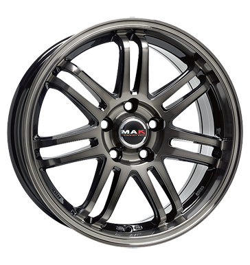 pneumatiky - 7x17 5x114.3 ET40 MAK Seven schwarz black smoke PONGRATZ Rfky / Alu tdenn Truck Winter od 17,5 